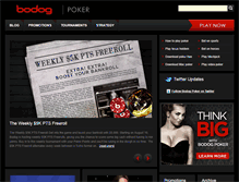 Tablet Screenshot of bodogpoker.com